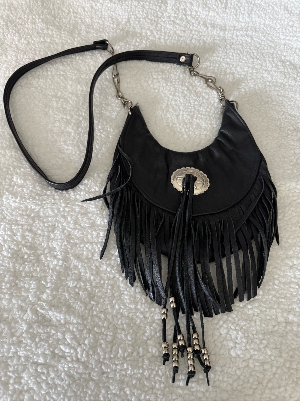 Handmade Genuine Leather Fringe Purse
